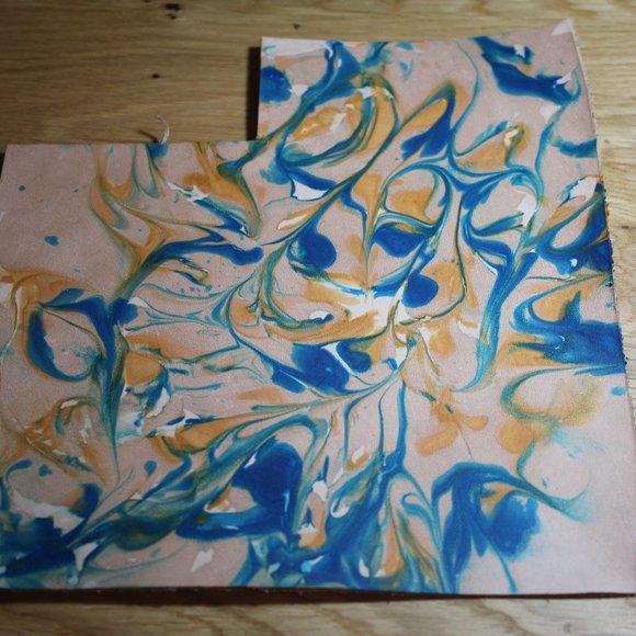 Unique handmade colorful card full grain card wallet - Picture 7 of 7